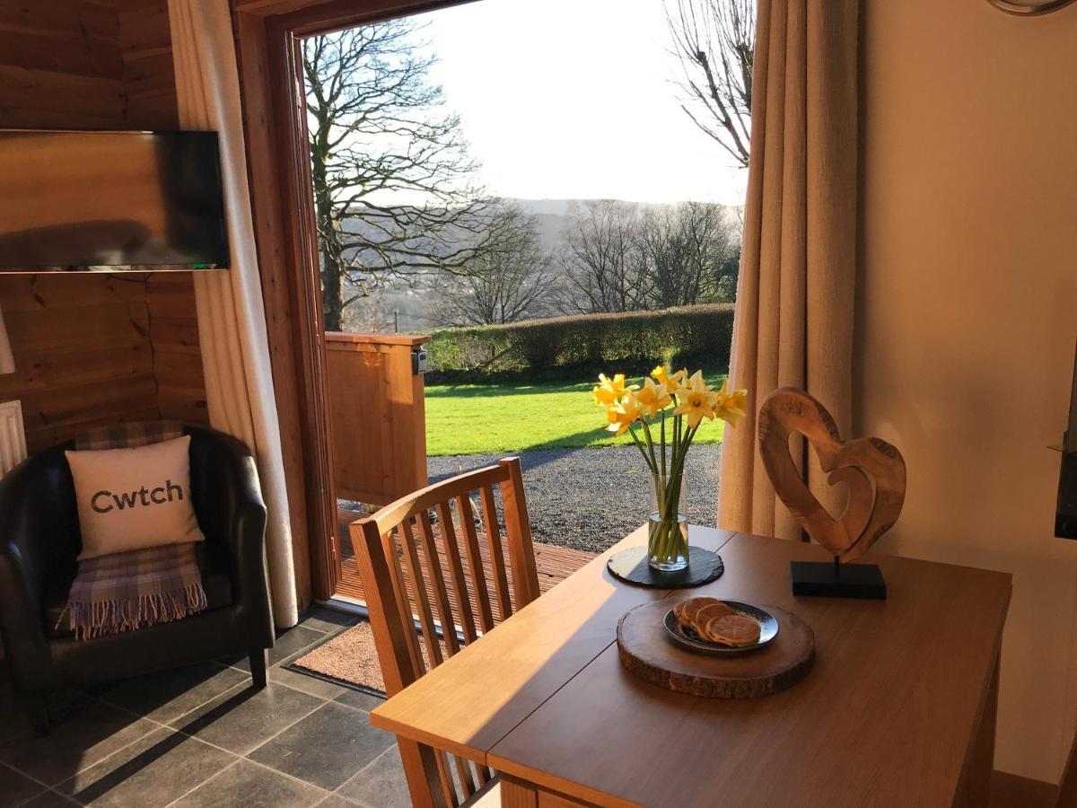 Swansea Log Cabin Pontardawe Extérieur photo